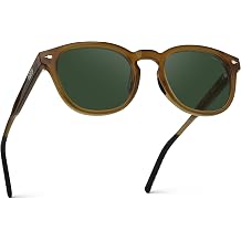 WearMe Pro Mens Polarized Round Sunglasses - Lightweight Non-Slip Fit for Tennis & Pickleball | Anti-Glare Lens, Sport Style