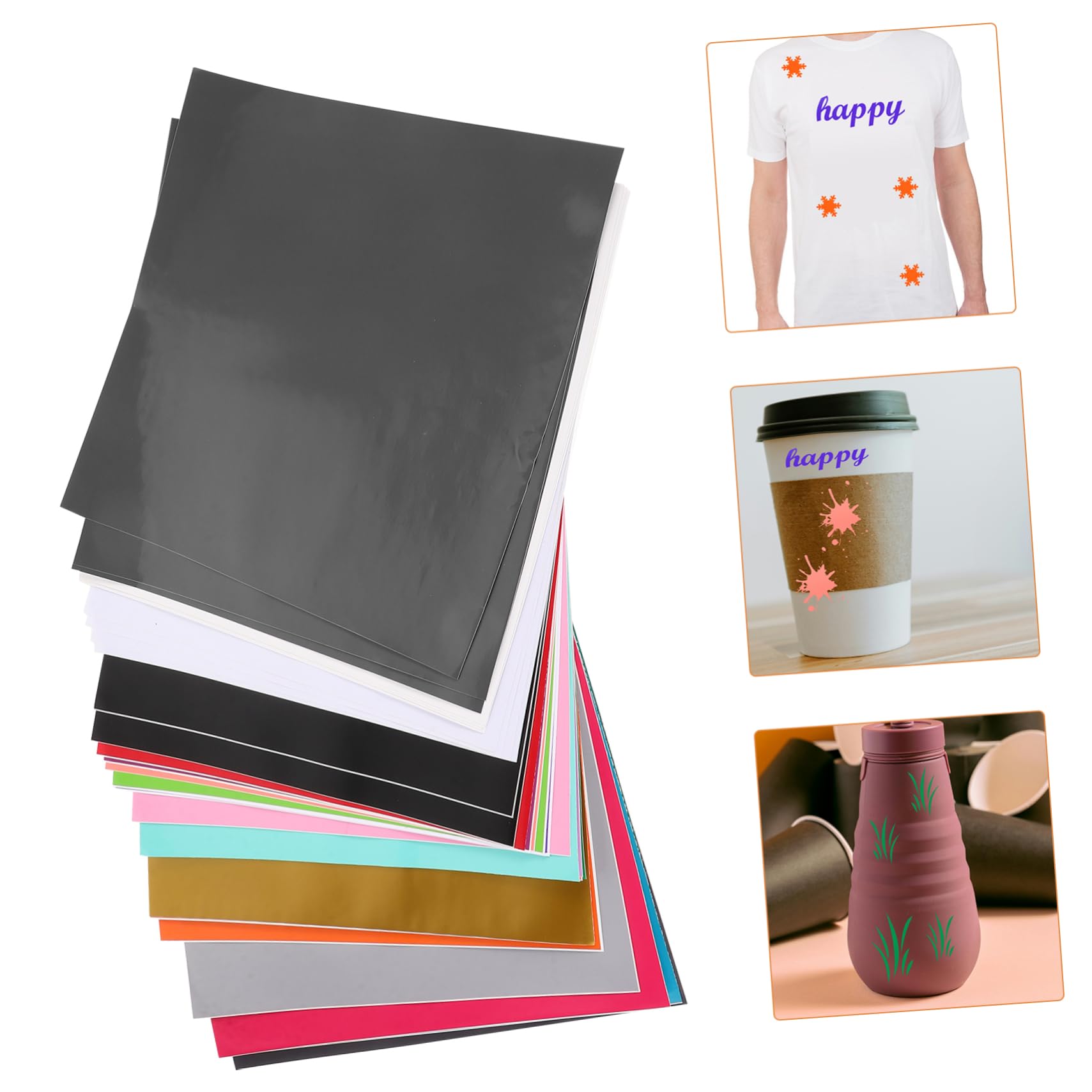 HOMSFOU 36blätter Sublimationspapier Für T-shirts Wärmeübertragungspapier Druckpapier Transferpapier Für Textilien Und Polyesterbeschichtete Gegenstände