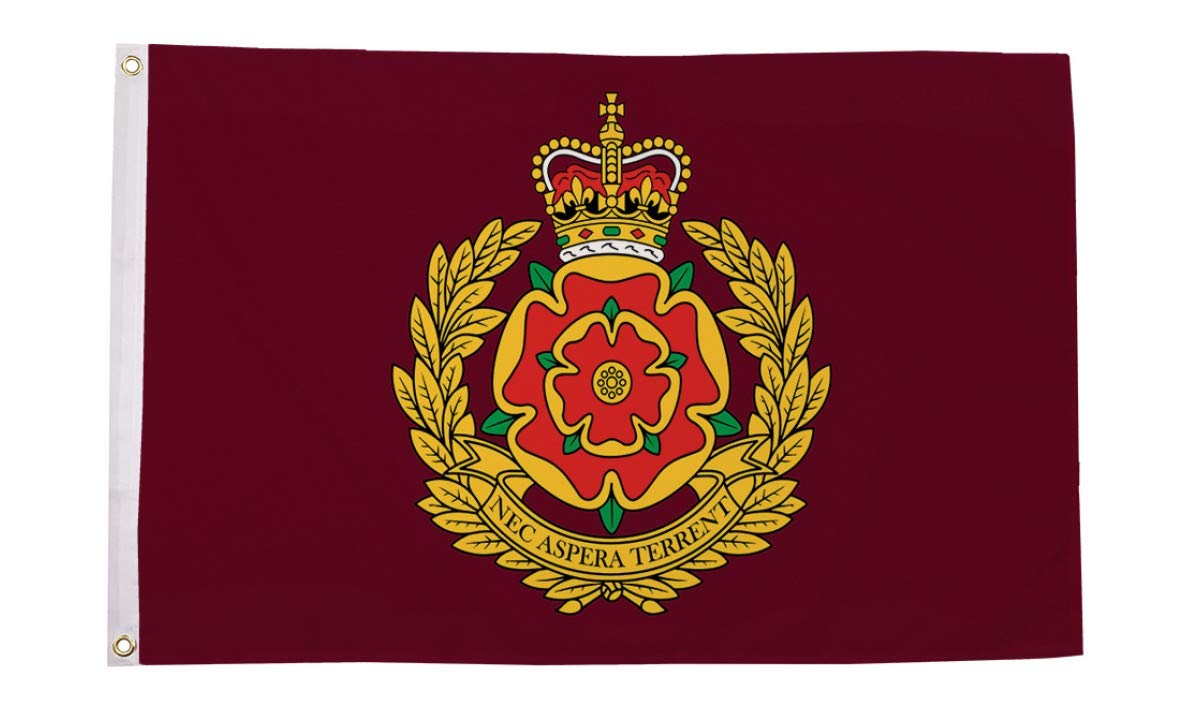 AZ FLAG, Duke Of Lancaster Regiment Of British Army Flag, 3x5 Ft, 100D Polyester Lancs Banner with Two Metal Grommets