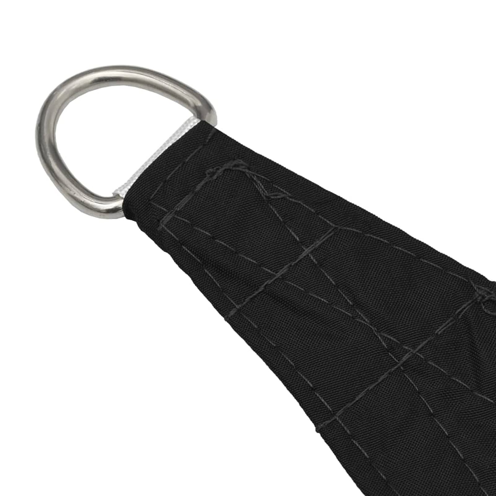 Parasole a Vela Oxford Triangolare 4x4x4 m Nero,Tenda a Vela Impermeabile Rettangolare Vela Ombreggiante Parasole Protezione Raggi U V per Esterno Giardino terrazza