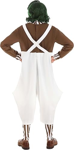 Miniatura 6 de Willy Wonka - Disfraz de Oompa Loompa para adultos