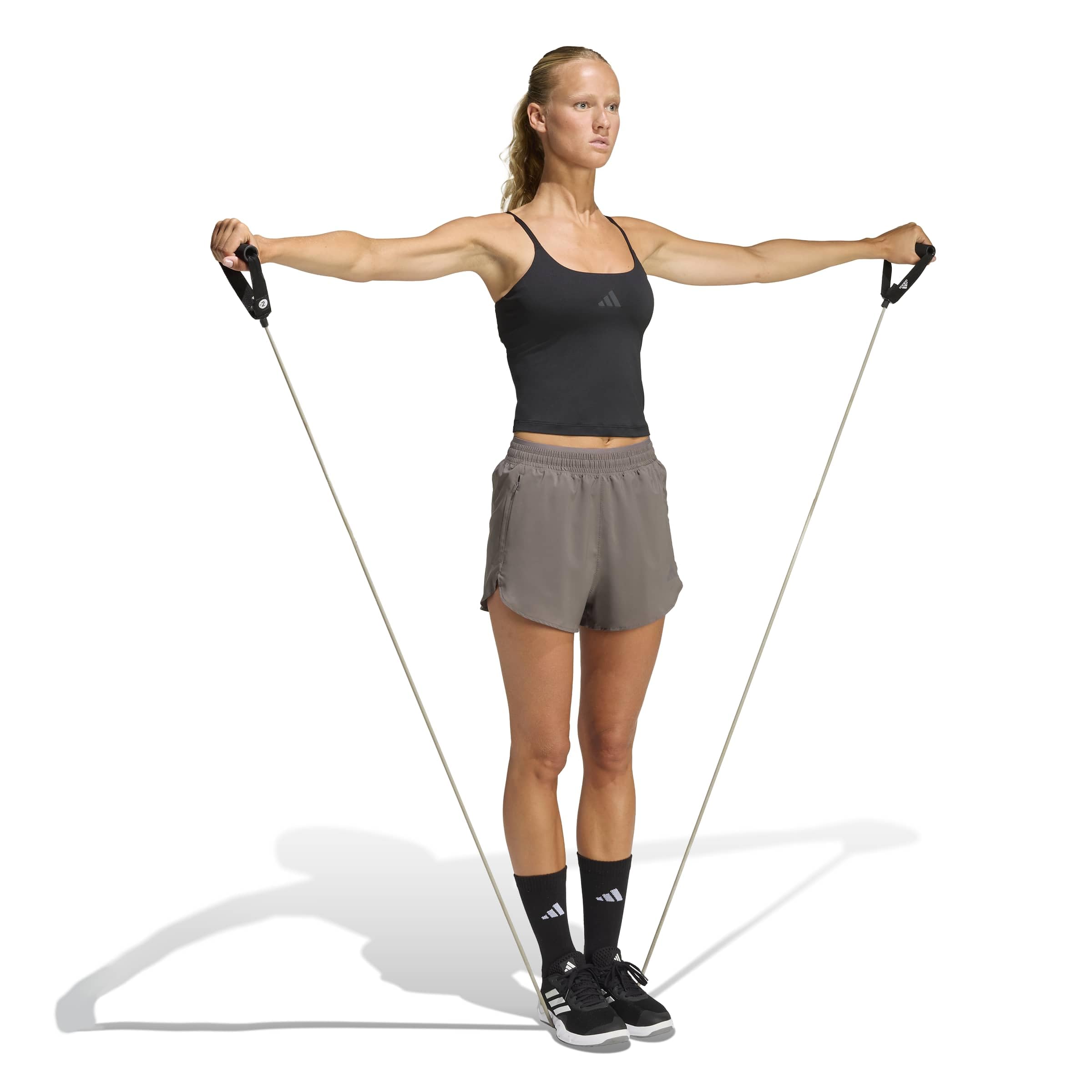 adidas Damen Optime Workout Tank with Integrated Light Support Bra Tanktop (1er Pack)