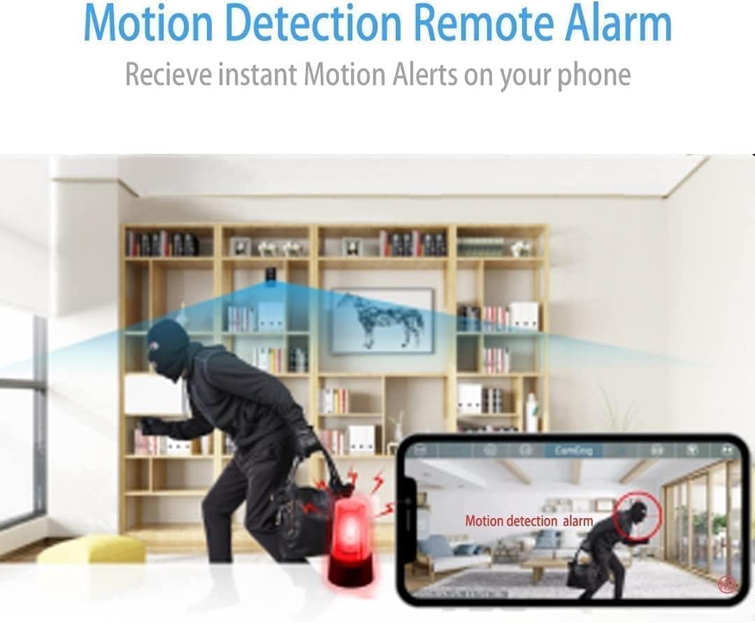 DDLC Dual USB Charger Camera Securities WiFi HD 1080P Security, Night Vision, Plug Cams Adapter Motion Detection from Anywhere (Dual USB Charger) 4