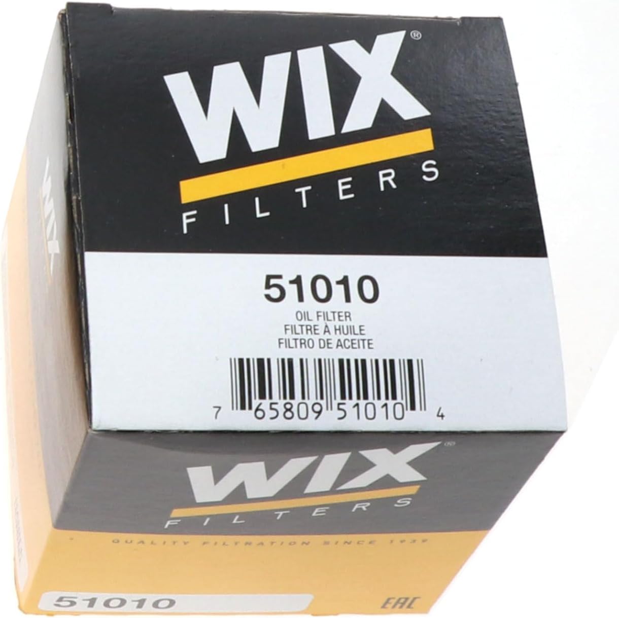 Wix 51010 Cartridge Metal Canister Oil Filter, Pack of 1