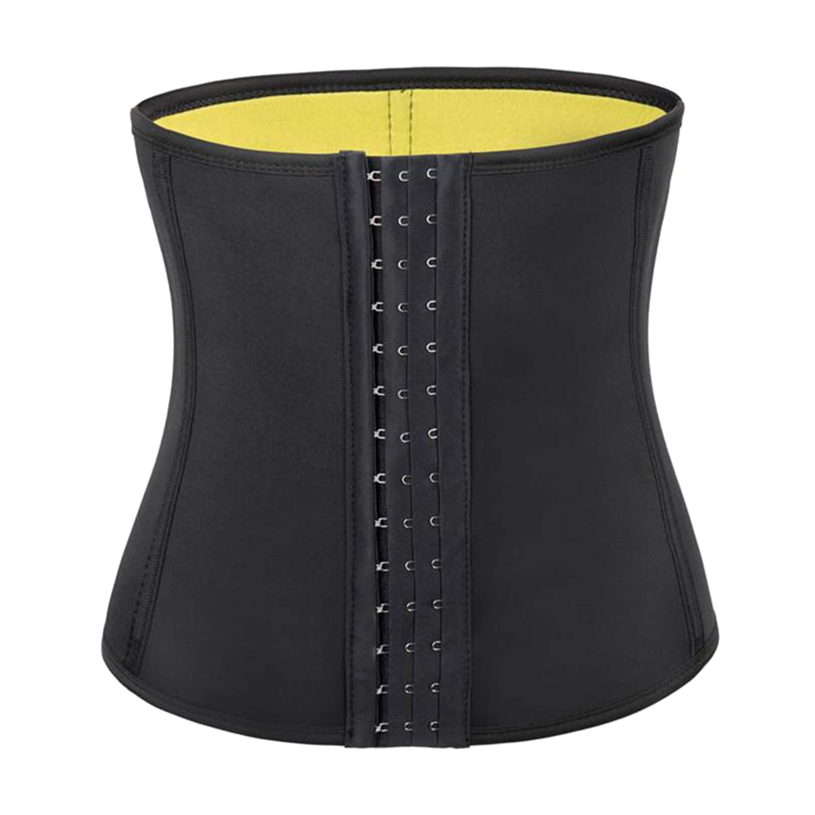 Men Waist Trainer Band Fat Burner Fitness Corset Body Shaper Belt Strap M-image-7