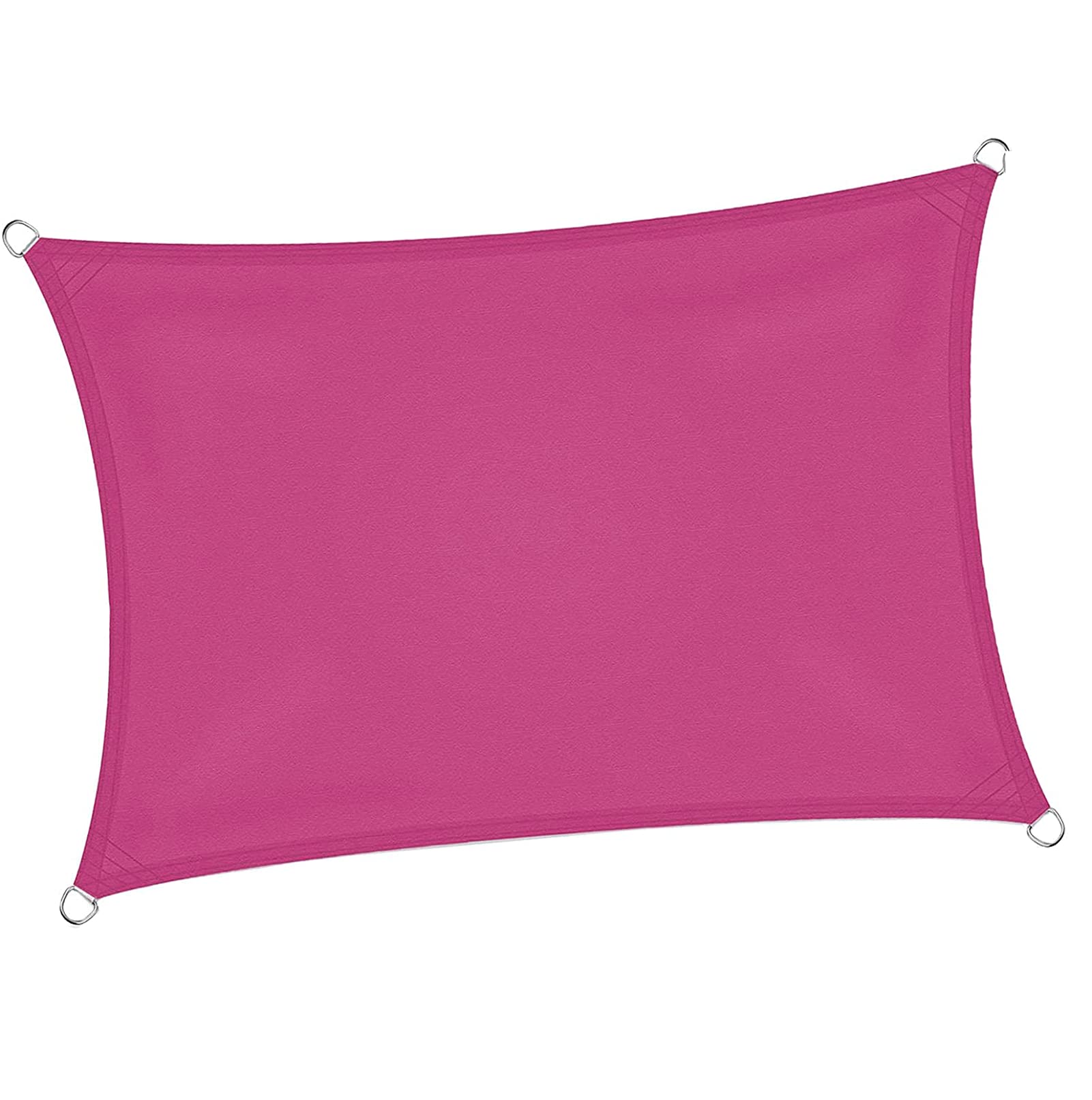 Voile d'ombrage rectangulaire 4x6m imperméable pour abri solaire de jardin
