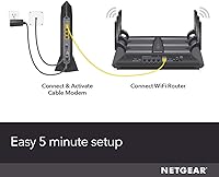 Vista 6 de NETGEAR Nighthawk Módem de Cable CM1200 - Compatible con Todos los Proveedores de Cable Incluyendo Xfinity by Comcast, Spectrum, Cox para Planes