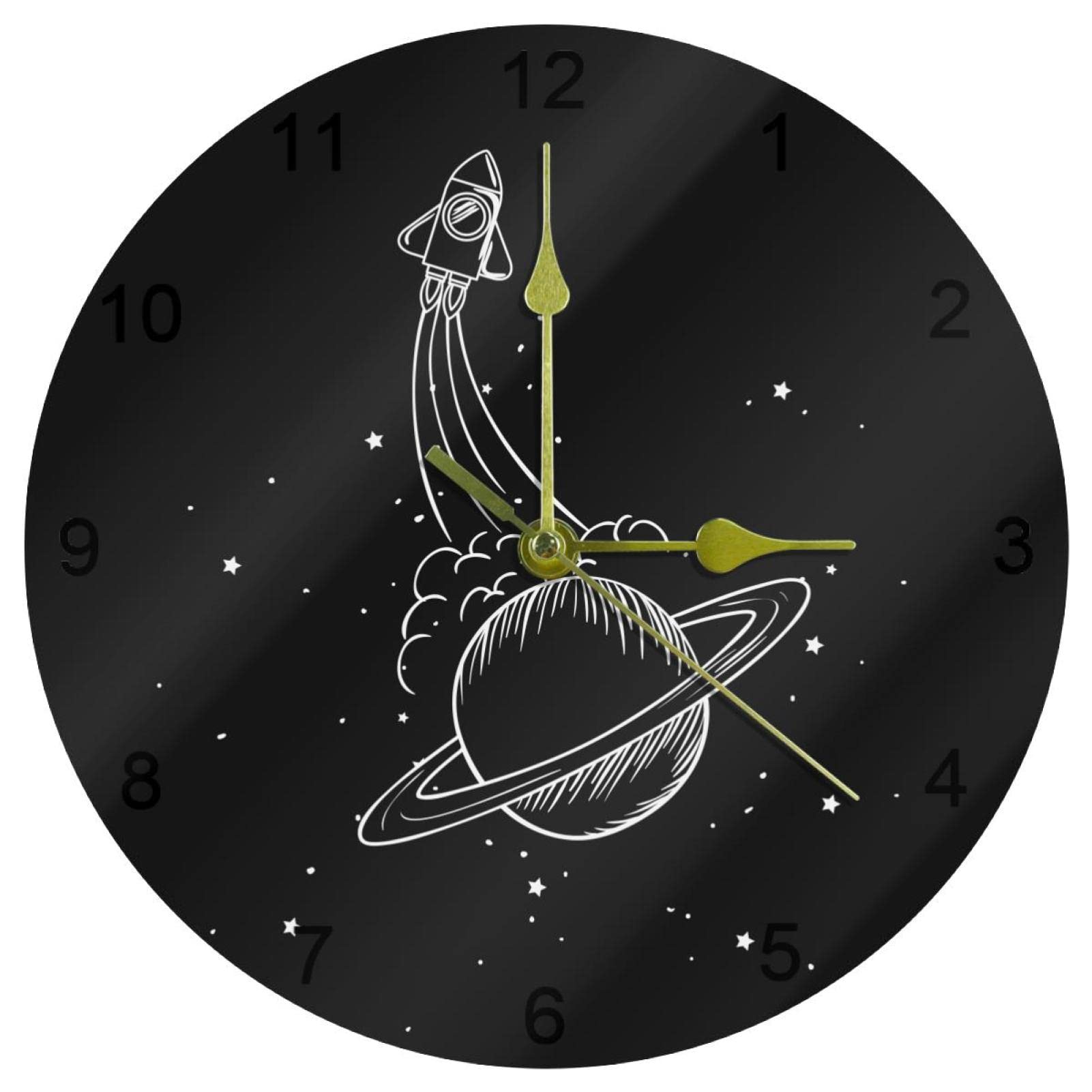 Horloge murale silencieuse à quartz pour supprimer le tic-tac agaçant du salon
