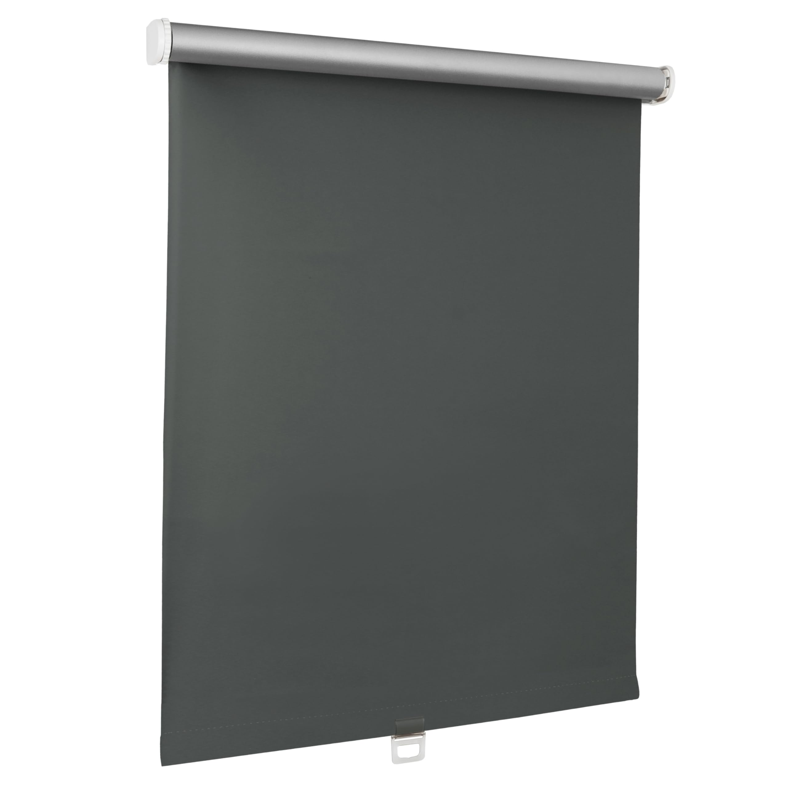 es - 150 x 180 cm, szary wałek do ochrony przed słońcem, prywatności i blokowania światła, rolka AP, tkanina termiczna