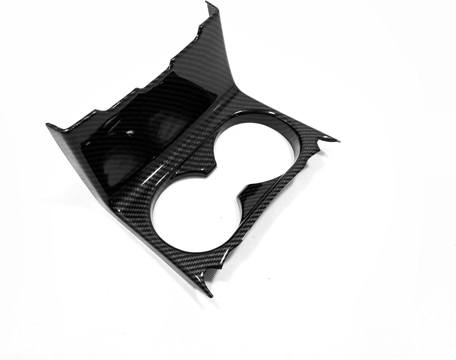 Car Accessories Fit for Mazda CX-5 CX5 2017-2023 ABS（B Style:Carbon Fiber） Water Cup Holder Panel Cover Trim 1Pcs