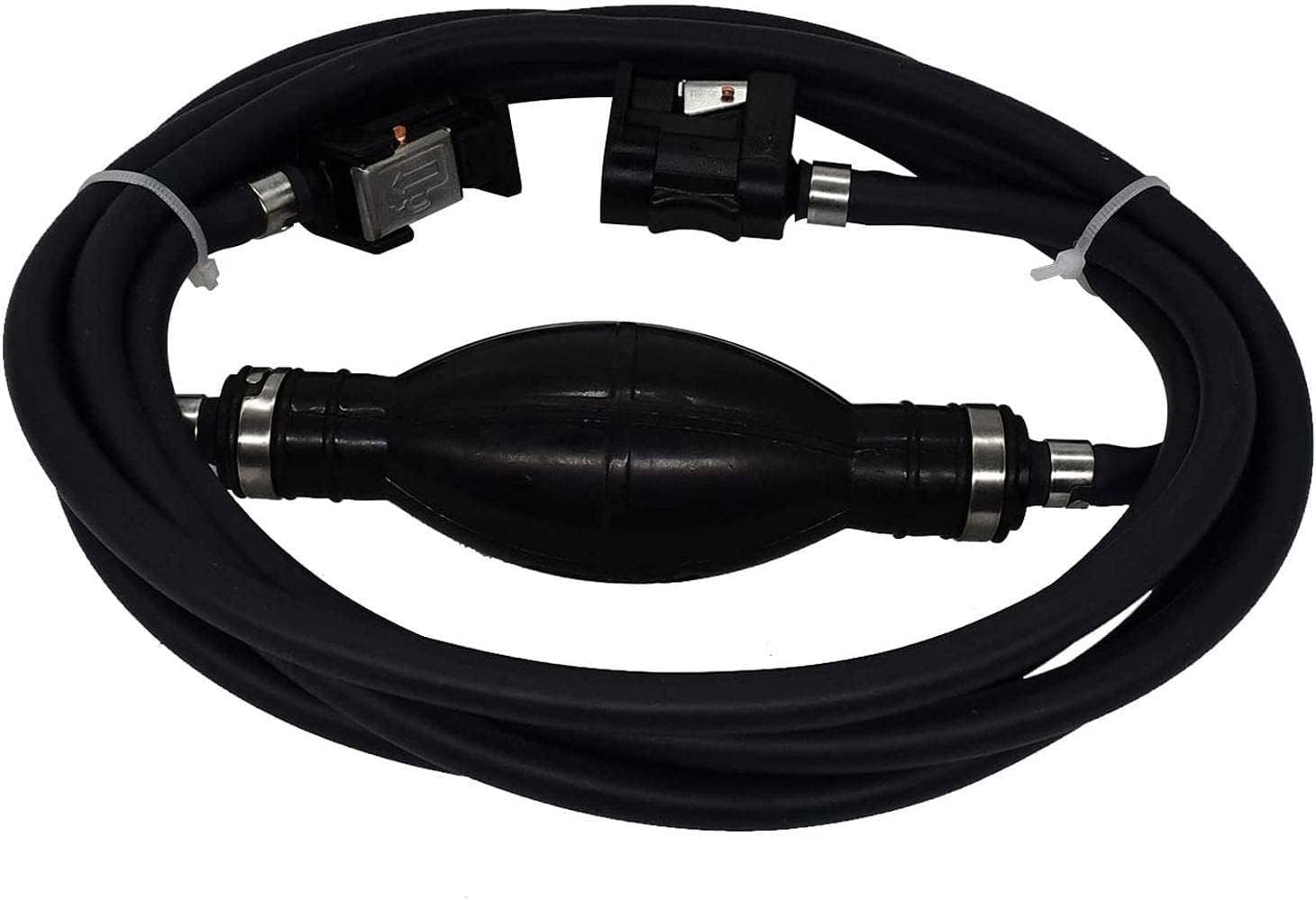 6Y1-24306-05-00 Fuel Line Hose with Connector and Primer Assy 6Y2-24306-56-00 3m Compatible with Compatible with 2 and 4 Stroke Outboard Motor 4-200