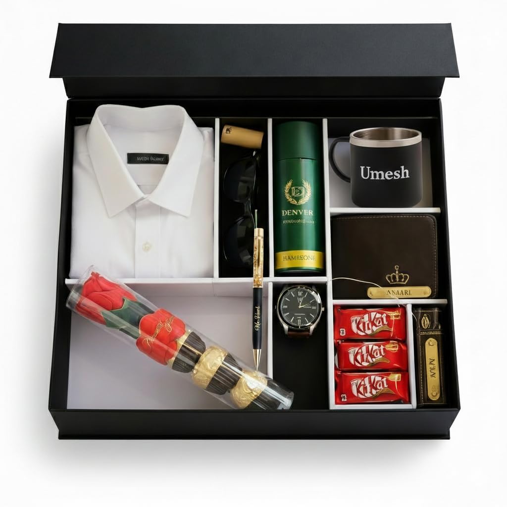 Luxury Men’s Gift Hamper Set with Shirt, Watch, Wallet & Perfume – All-in-One Premium Gift Combo for Him-image-35