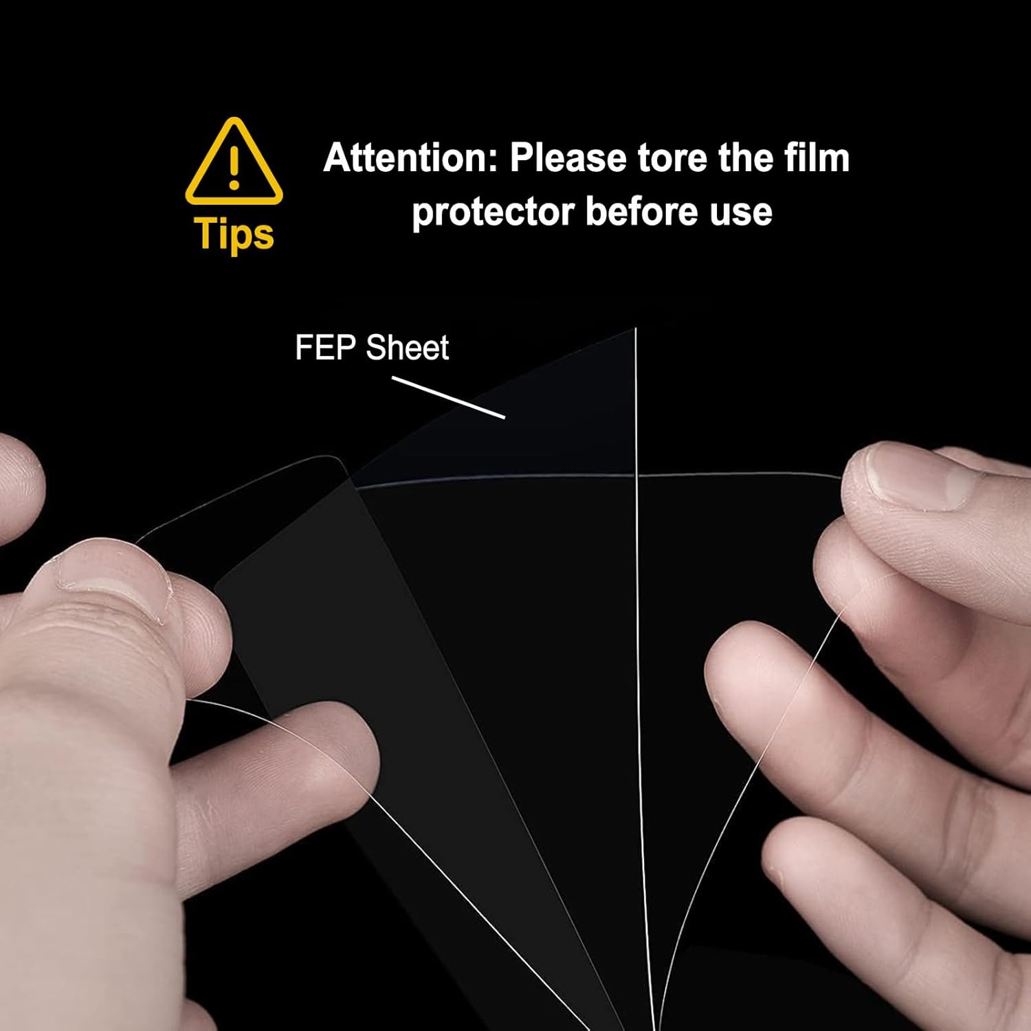 6PCS FEP Film Release Films for Anycubic Photon Mono M7 Max/M3 Max/M3 Premium/ELEGOO Juipter 6K/Juipter SE/Phrozen Sonic Mighty 8K/Peopoly Phenom/Flashforge Foto 12.8″-13.6″ Resin 3D Printers