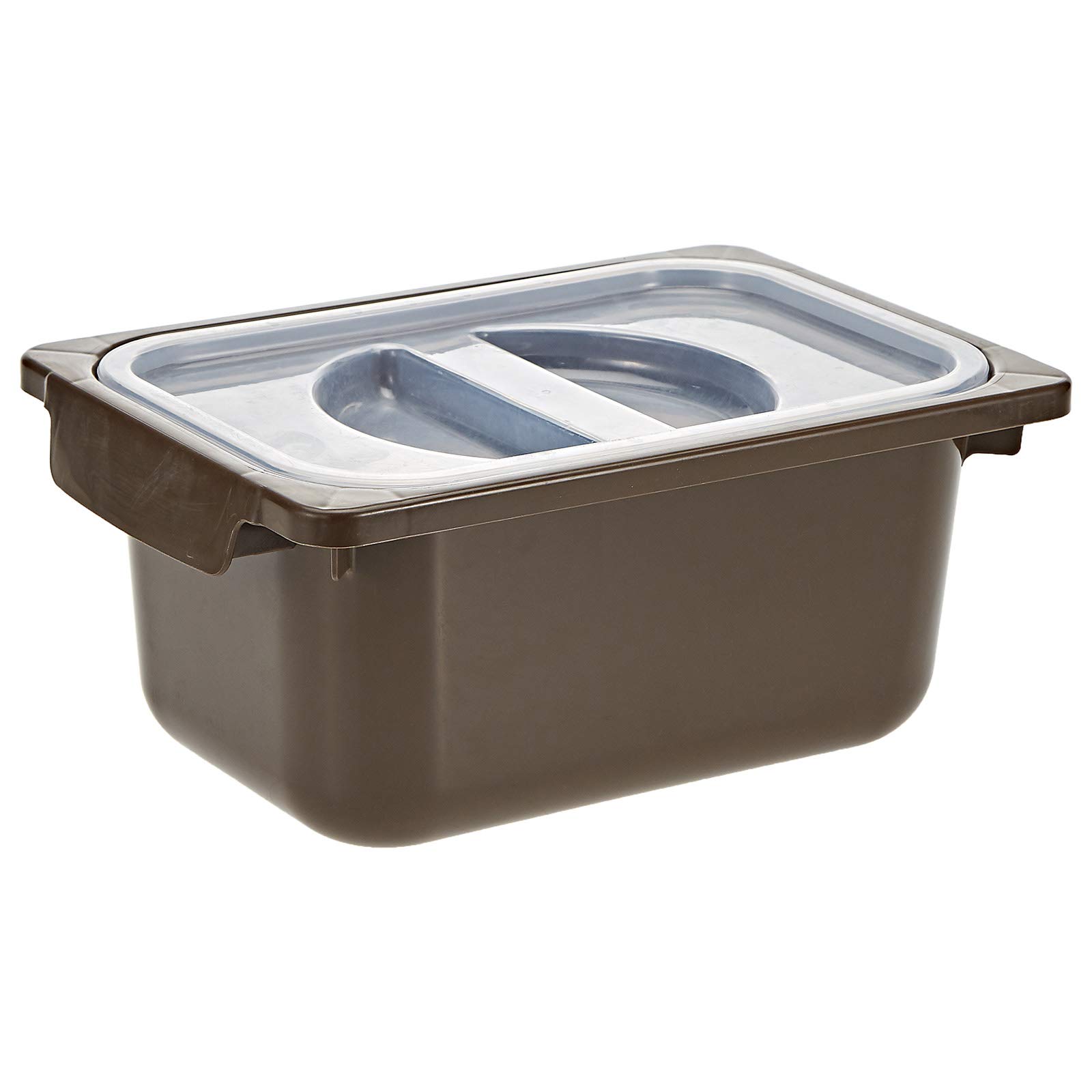 HarmonyStorage Box W/Lid 3.7L Brown S-001Br
