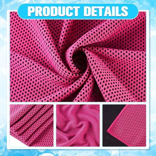 Image of Maitys 300 Pcs Cooling Towel Bulk for Neck and Face, Vibrant Mix