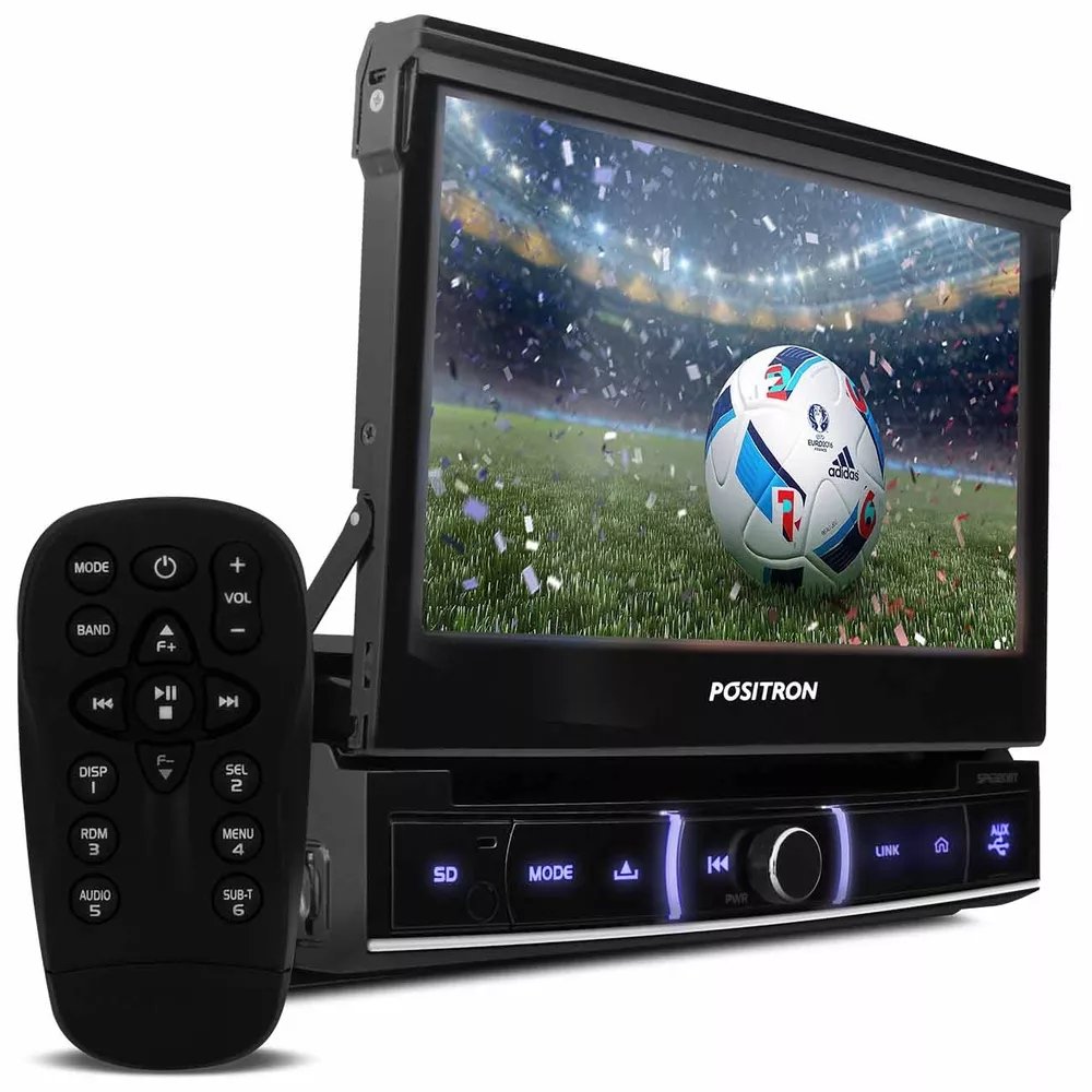 DVD Player Automotivo, Pósitron, SP6520, DVD Automotivo, Preto