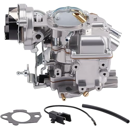 maXpeedingrods 1 Barrel Carburetor Carb for Ford 4.9L 300 Cu/4.1L 250 Cu/3.3L 200 Cu Engine 1965-1985 for Bronco Fairmont Granada Econoline F100 F150 F250 F350, Automatic Choke