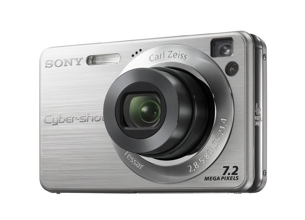 Sony CyberShot W110 Digital Camera - Silver (7.2MP, 4x Optical