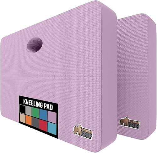 Vista 19 de Gorilla Grip - Tapete original grueso de alta calidad para arrodillarse, ideal para jardinería, trabajar en el patio, yoga, para arrodillarse