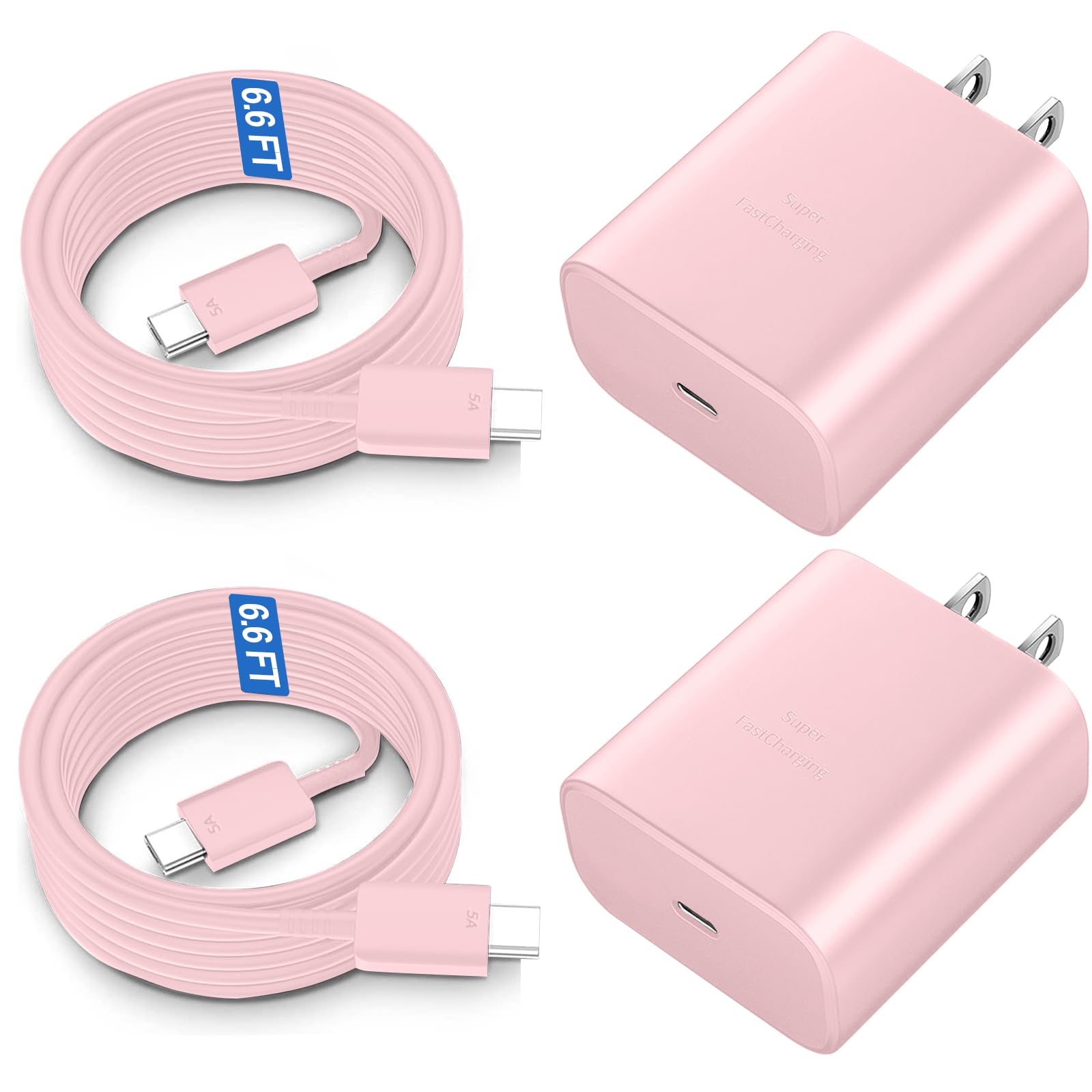 Cargador súper rápido Samsung USB-C de 45 W tipo C, bloque de carga de teléfono Android para Samsung Galaxy S25 Ultra/S25/S24 Ultra/S24/S24+/S23 Ultra/S22 Ultra/S22/S21/S20/Note 10/20, cargador PPS