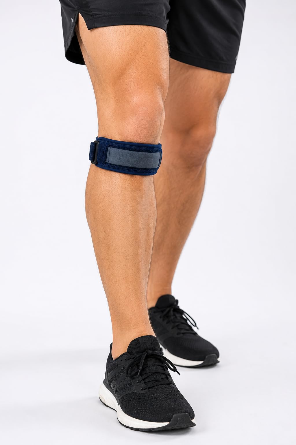 Adjustable Patella Knee Strap for Running, Gym & Pain Relief | Knee Support, Adjustable Fit, Below Knee Placement, Sports Use, Pain Relief-image-16