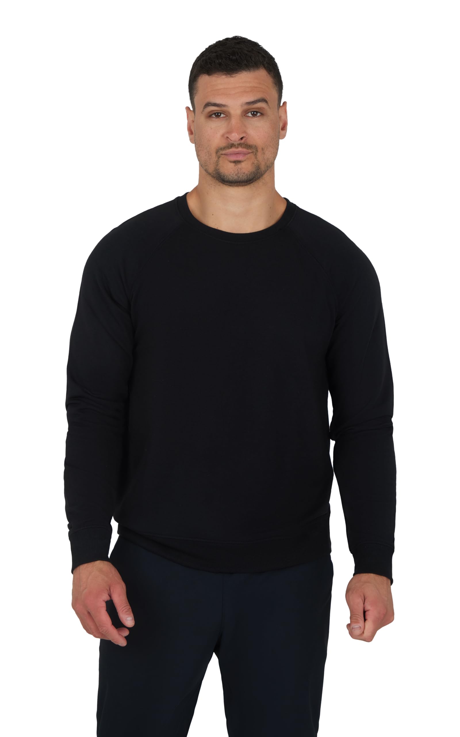 90 Degree By Reflex Men's Terry Brushed Long Sleeve Top