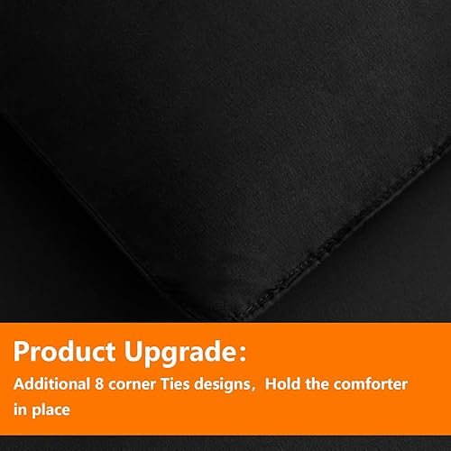 Miniatura 5 de TAIMIT Juego de edredón California King de 7 piezas, juego de ropa de cama en una bolsa con edredón reversible suave acolchado cálido y esponjoso