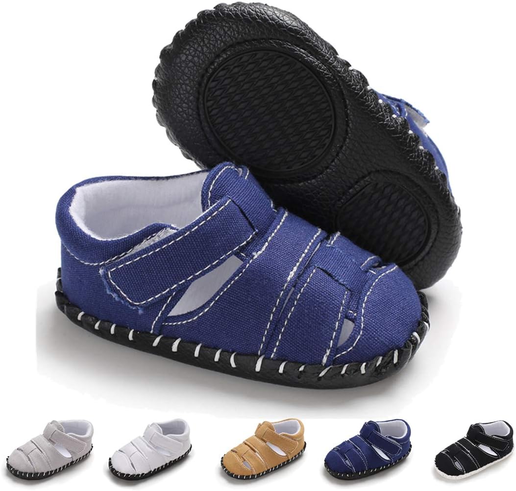Infant Baby Boys Girls Summer Sandals Soft Sole Todddler First Walkers Newborn Crib Shoes