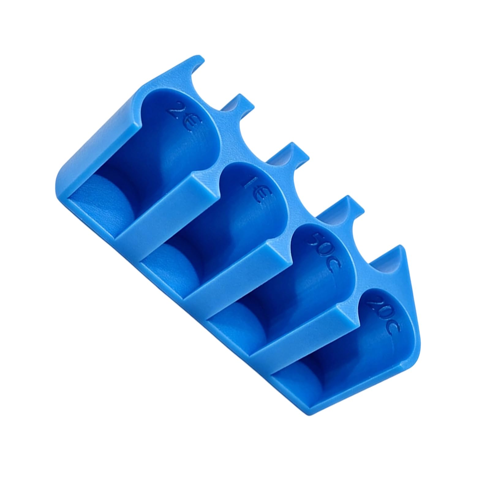 APGLSXY Sturdy PETG Coin Storage Box with 8 Individual Compartments Travel Coin Container for Efficient Money Management Storage Container