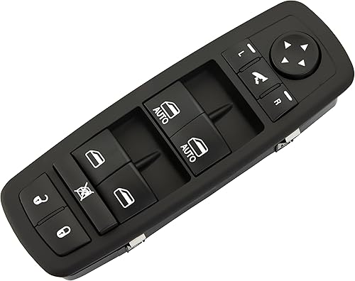ZLC-ZAMXY Interruptor de ventana de control de potencia delantero izquierdo, lado del conductor para Dodge Journey 2011-2012, Ram 1500 2500 3500,