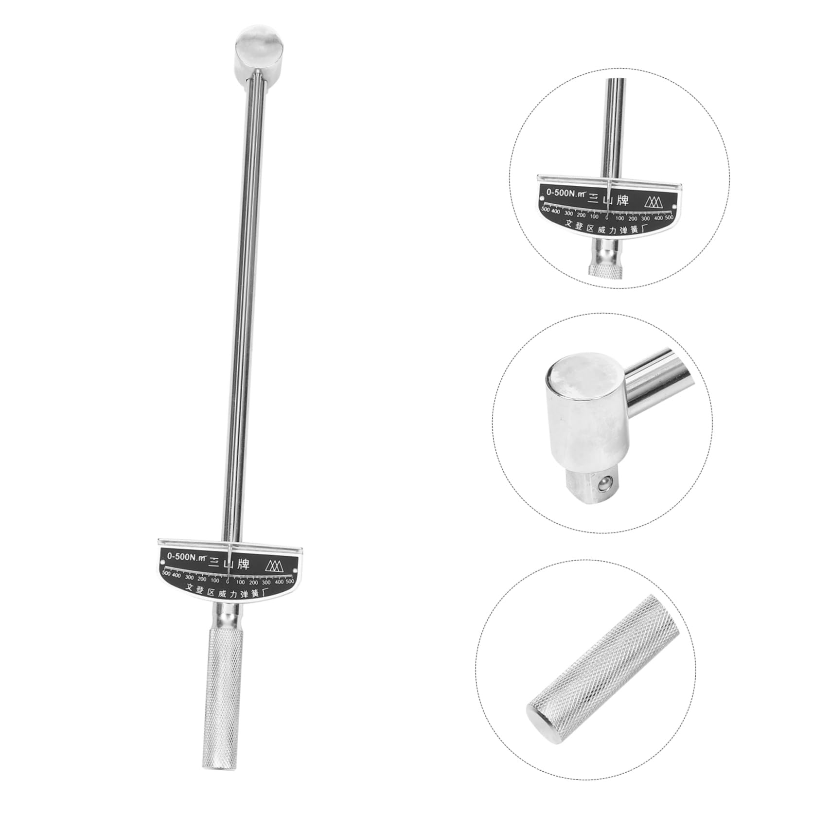 HOMSFOU Chiave Dinamometrica a Puntatore 0-500n, Interfaccia 3/4 19mm