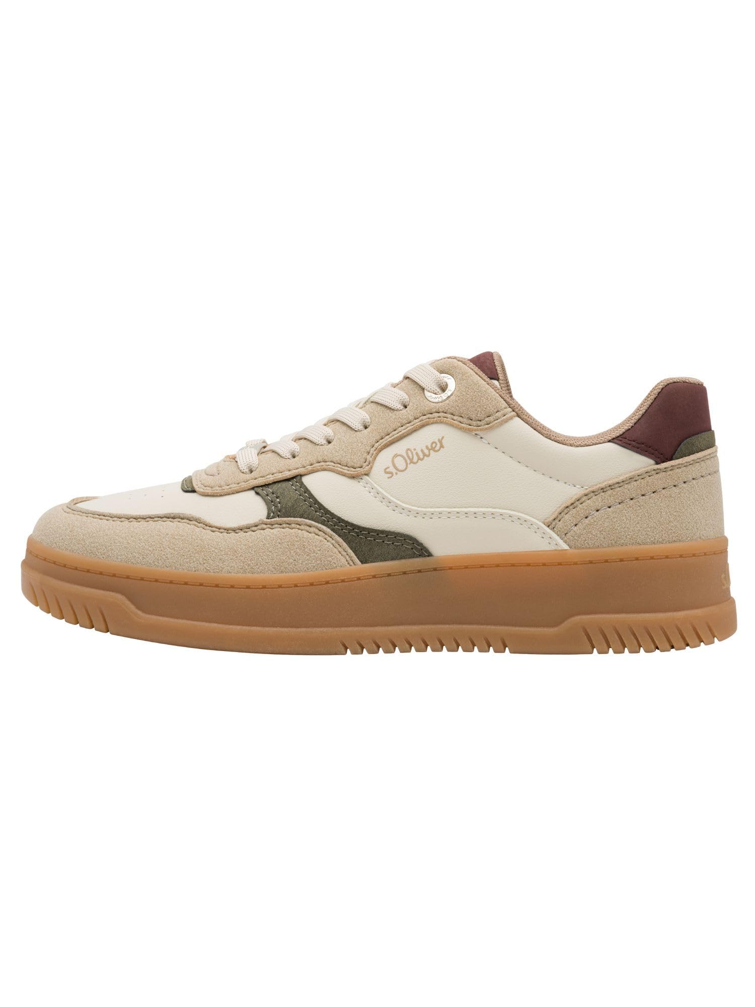 s.Oliver Women's Low 5-23632-45 Trainers, Beige Comb, 41 EU, Beige Comb, 8 UK