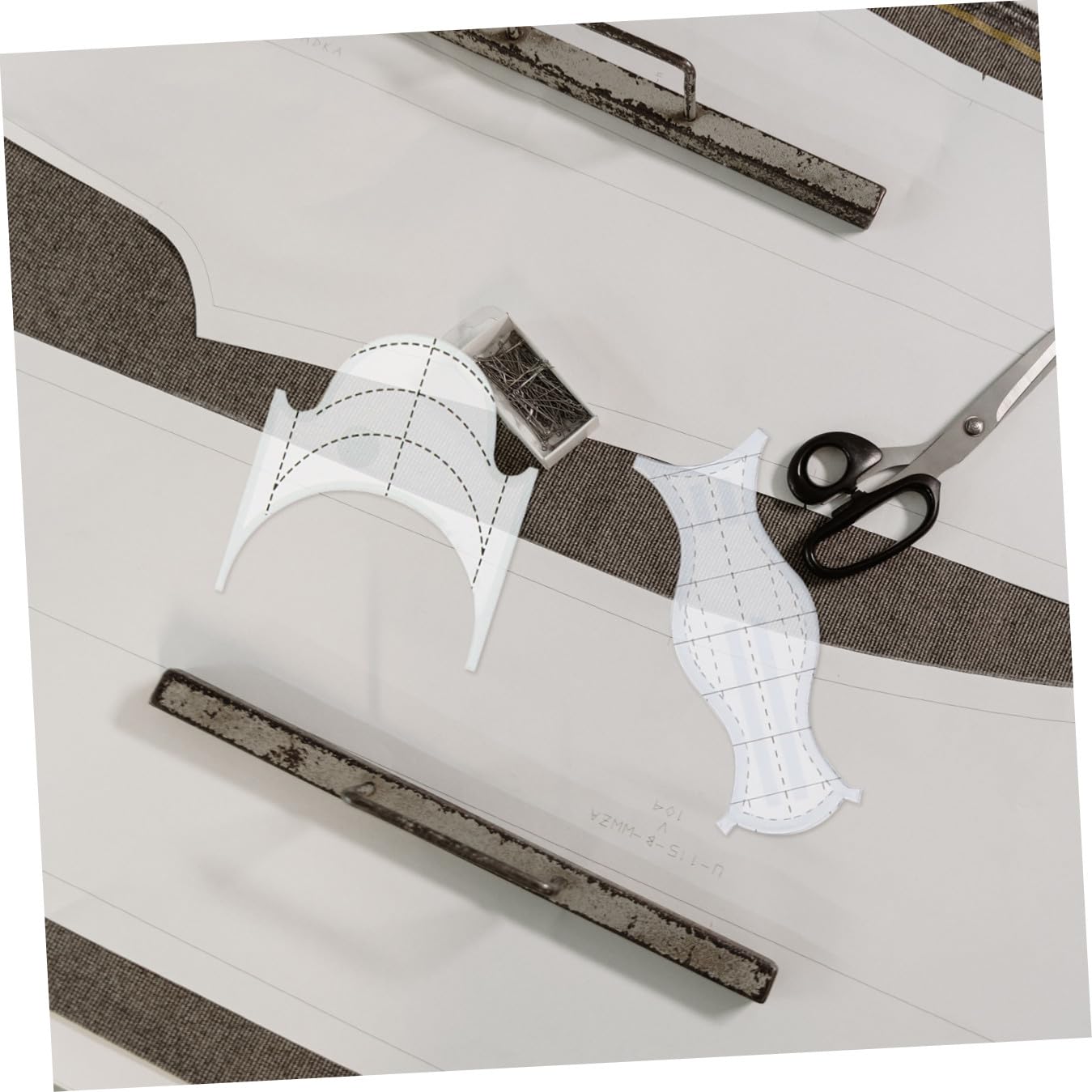 Set Di 9 Modelli Di Righello Per Quilting in Plastica Righello Per Cucito E Patchwork Per Disegno Su Tessuto Kit Di Template Per Quilting E Cucito
