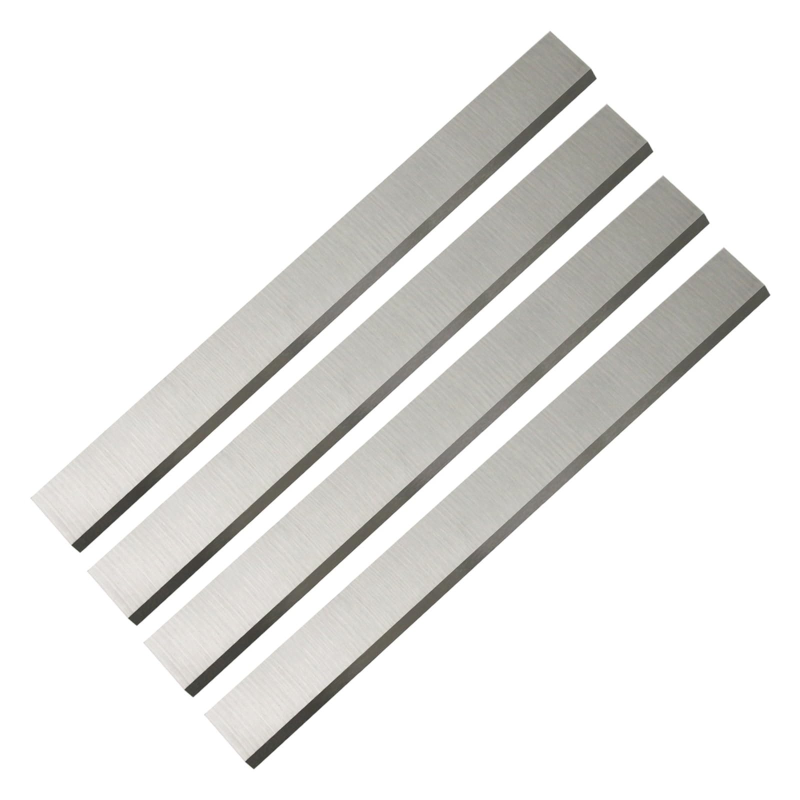 203 × 19 × 3 mm Ostrza strugające noże do strugania, wymienne do narzędzia do obróbki drewna, grubościówka, strugarka, zestaw 4 sztuk