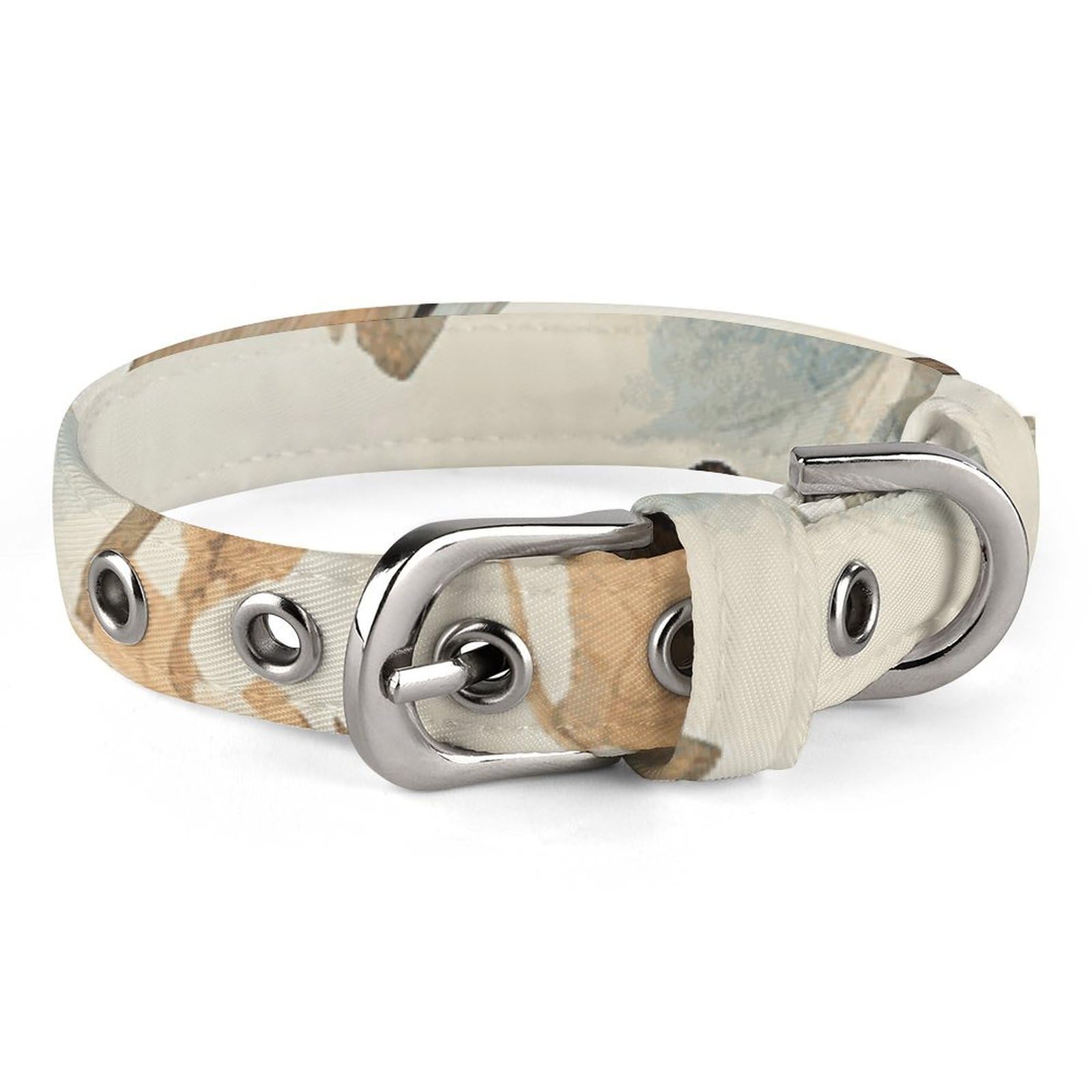 Collier réglable pour chien et chat au motif souris et feuilles