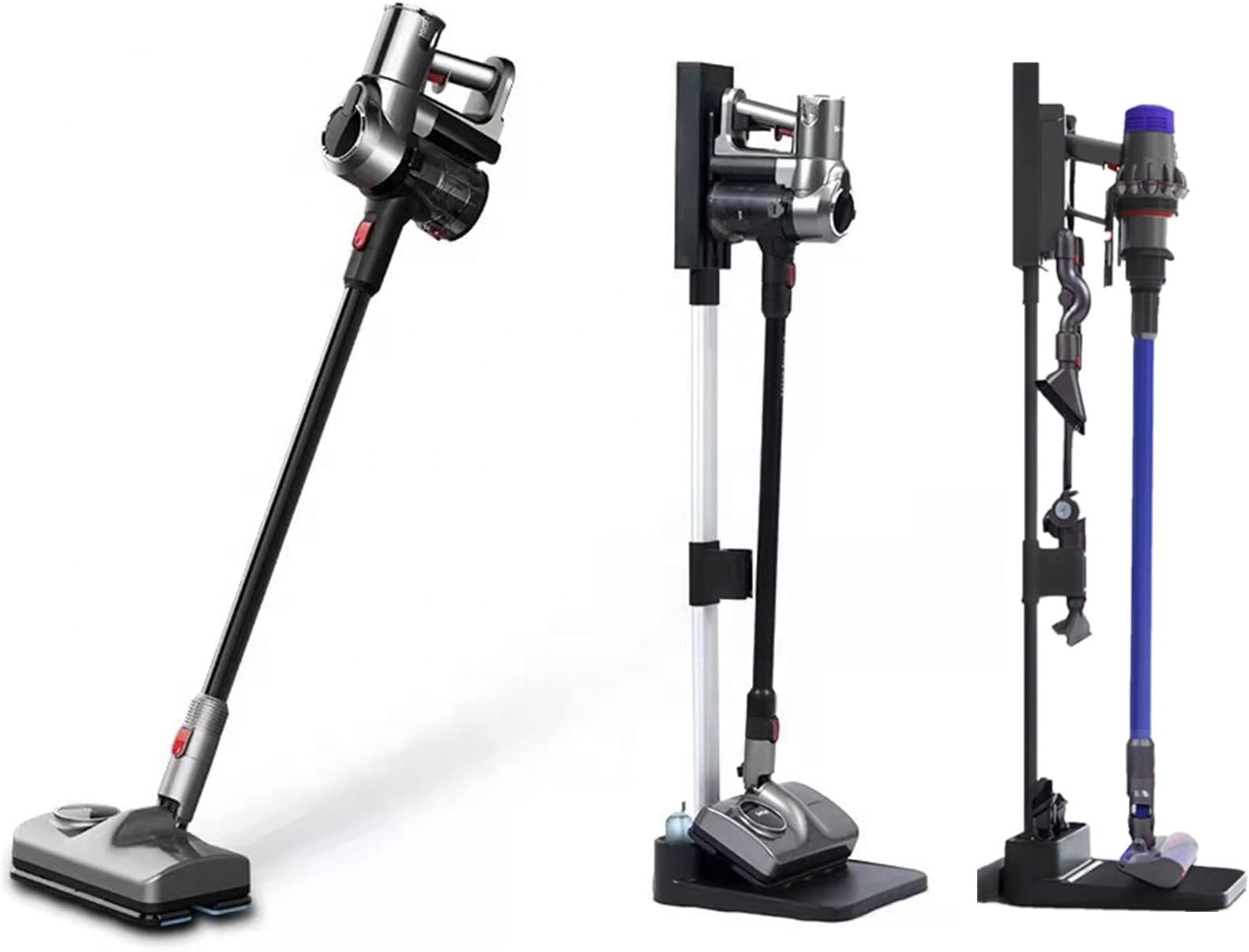 SUCCBROS Stand Docking Station Holder Rack Compatible with Dyson Vacuum Cleaner Model DC58 DC59 DC61 DC62 V6 V7 V8 V10 V11 V15 SV18 SV21 Series Dyson Cordless Cleaners