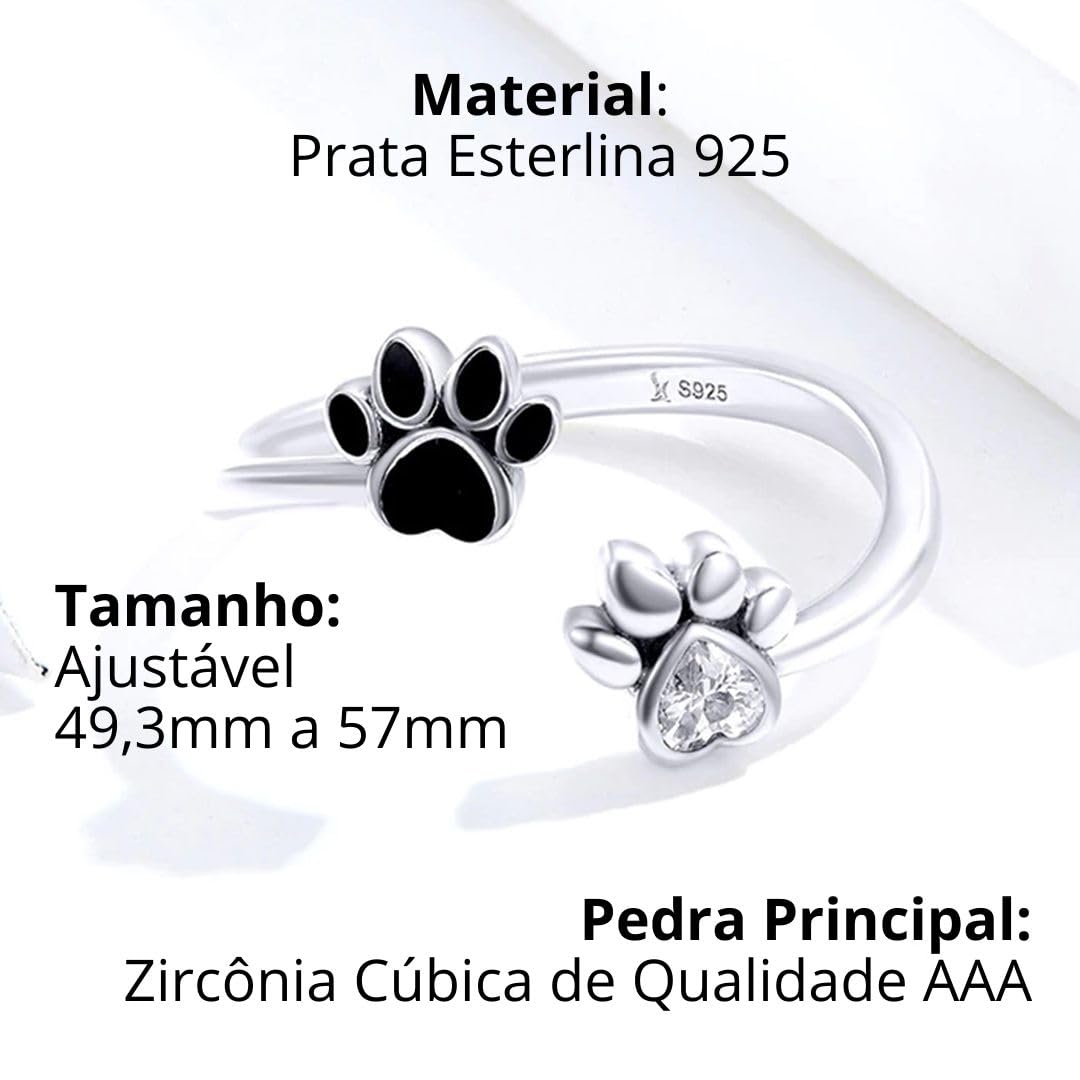 Anel “L’amour Dog” em Prata 925 com Patinhas e Zircônia | Ajustável, Antialérgico e Homenagem ao Amor Incondicional pelos Pets + Bolsa de Veludo em promoção! Veja a oferta e mais achadinhos de Bijuterias 4 Hoje é o melhor dia para comprar Anel “L’amour Dog” em Prata 925 com Patinhas e Zircônia | Ajustável, Antialérgico e Homenagem ao Amor Incondicional pelos Pets + Bolsa de Veludo com aquele preço maroto! Promoção! Aproveite a oferta! 4