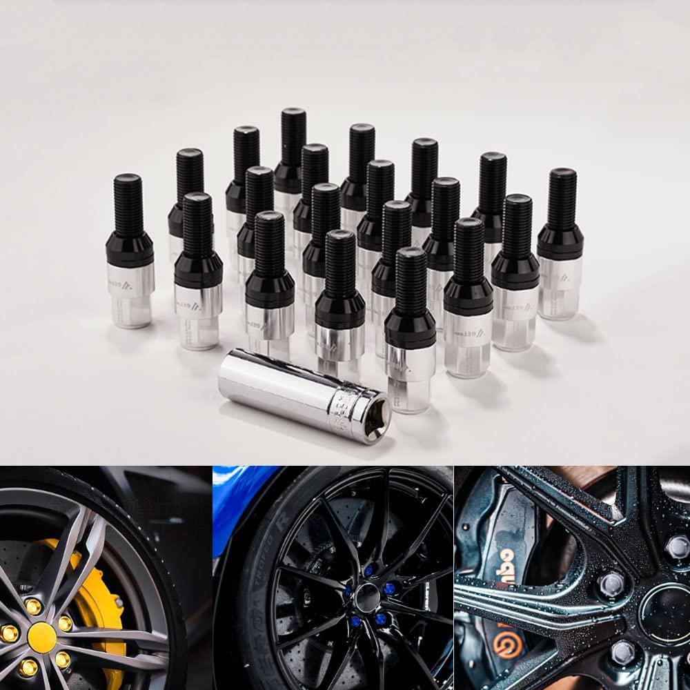 M12x1.25 Wheel Lug Bolts 20pcs Studs Set for 2014