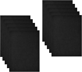 10 Stück Ordner mit Tasche A4, Kraft Dokumentenmappe, Präsentationsmappe Angebotsmappe A4 Papier, Pappordner Papierkram Organizer, Kraftpapier Mappe Aktenordner für Büro Schule Zuhause (Schwarz)