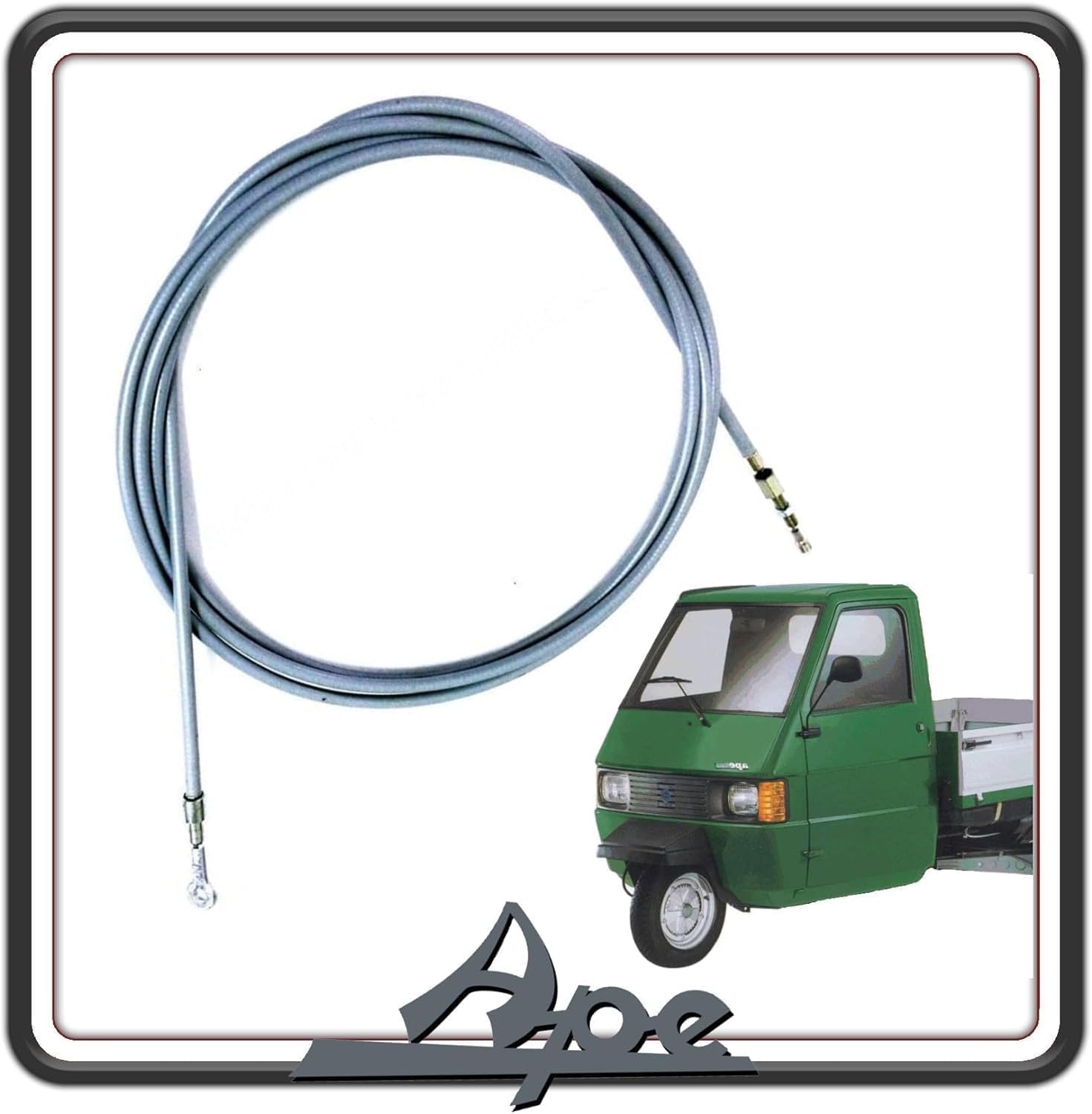 TRASMISSIONE CAVO FILO GAS ACCELERATORE PER PIAGGIO APE TM 703 BENZINA VERSIONE MANUBRIO - PIAGGIO APE 602 ORIGINALE.