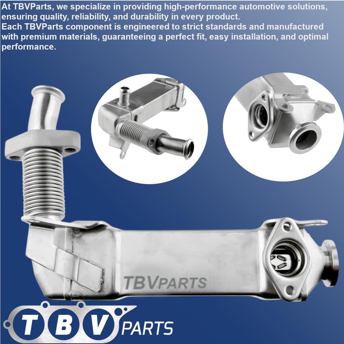 Enfriador EGR 7794245 11717794245 11717790065 7790065 WG1720686 Enfriador de gases de escape Refrigerador de la Válvula EGR Elemento Enfriador para E87 3 E46 E90 5 E60 E61 E63 X3 E83 X5
