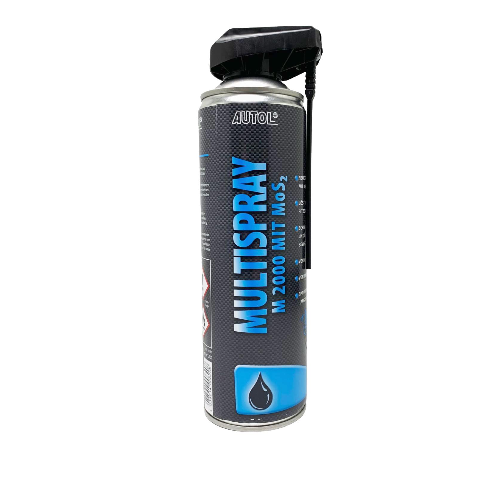 6 x Autol Multispray M 2000 mit MoS2 500ml
