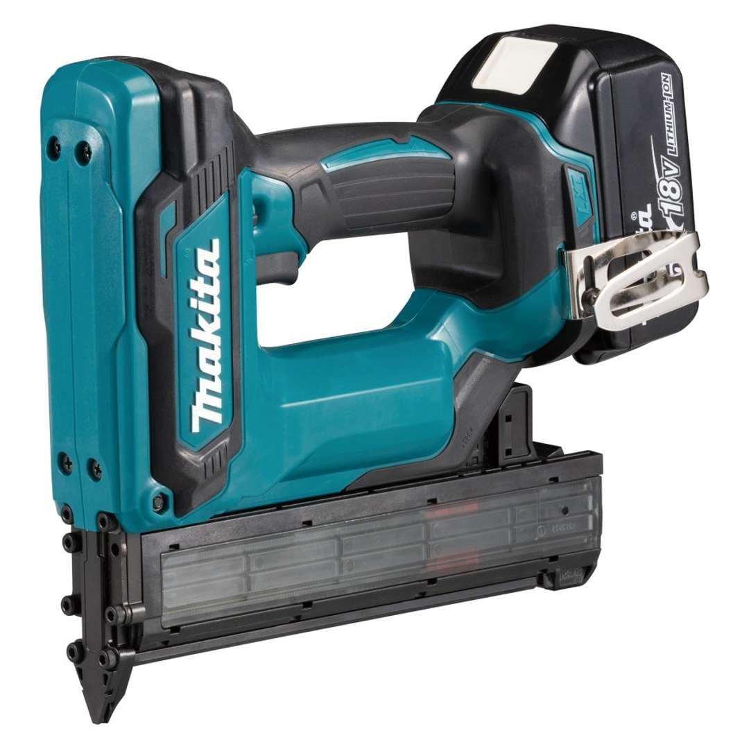 Makita DFN350RFJ, cloueur à minibrads sans fil 18V, 18 Ga, coffret Makpac