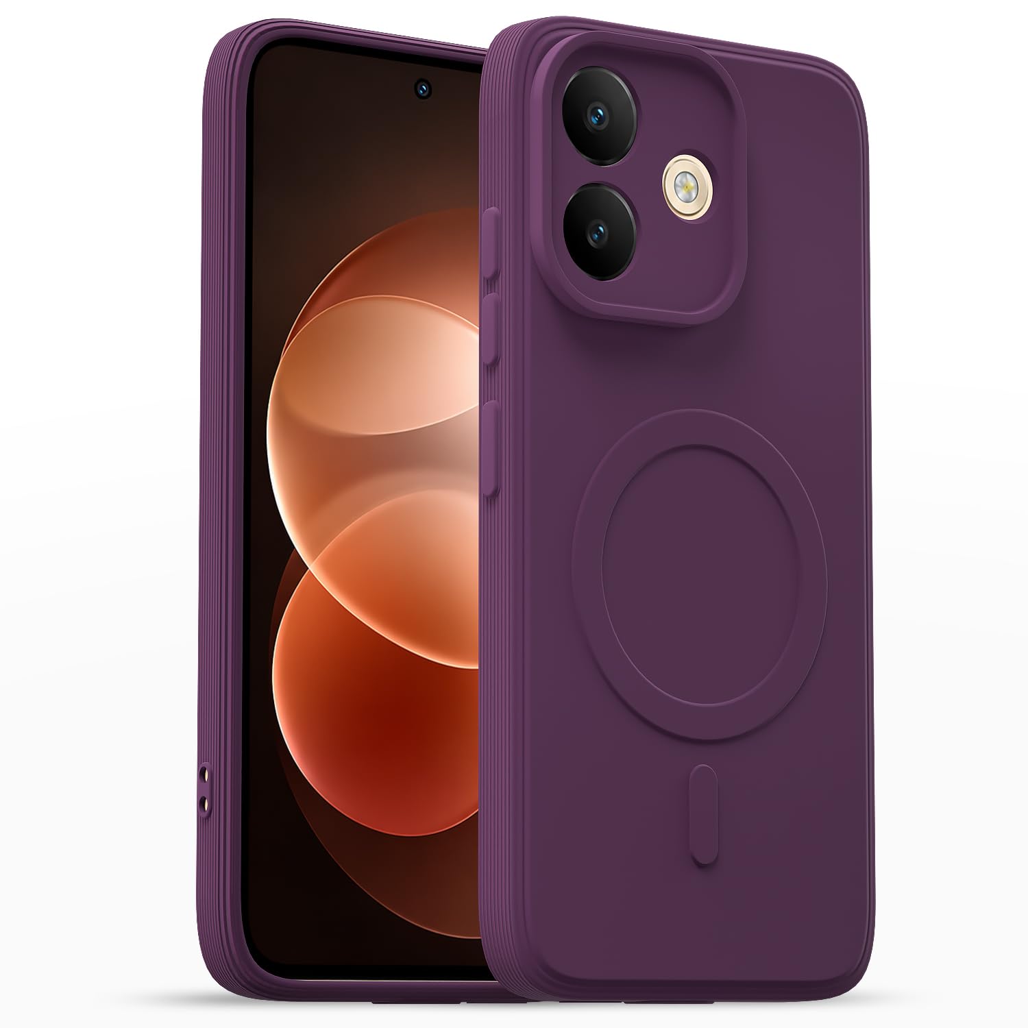Redmi Note 17 Pro Case - Purple Silicone -1 Redmi Note 17 Pro Case - Purple Silicone -1
