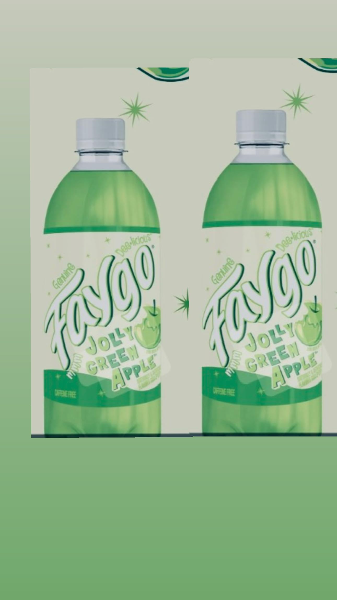 Faygo jolly green apple 20oz (2pack)