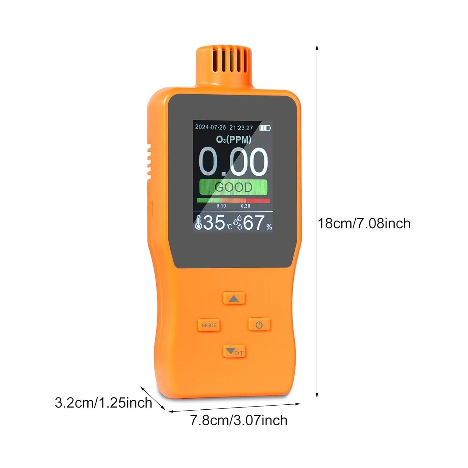 オゾン検出器分析装置空気質計空気質モニター温度湿度計