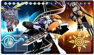 Mlikemat New DTCG Duel Playmat Digimon Omnimon Trading Card Game TCG CCG Mat Pad + Free Bag (ZD002-73-SM)