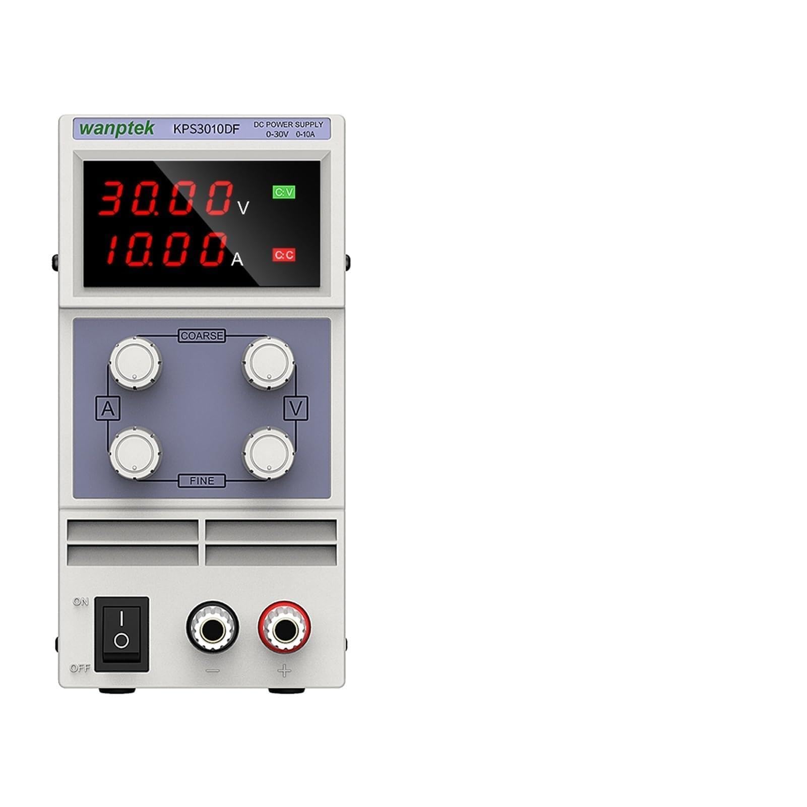 Fuente de alimentacion Laboratorio DC Fuente de alimentación Regulador de voltaje ajustable Estabilizador de estabilizador de conmutación Fuente de banco variable 30V 10A(4 Digits 30V 10A)