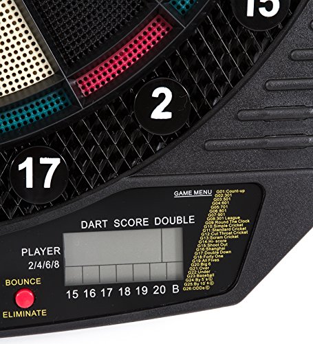 Arachnid DarTronic Soft Tip Electronic Dartboard Game Features 26 Games with 115 Options and includes 6 Soft Tip Darts