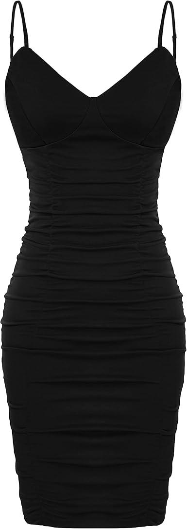 Amazon Com Curlbiuty Women S Ruched Bodycon Dress V Neck Spaghetti Strap Pencil Dresses Clothing Shoes Jewelry Amazon Com Curlbiuty Women S Ruched Bodycon Dress V Neck Spaghetti Strap Pencil Dresses Clothing Shoes Jewelry